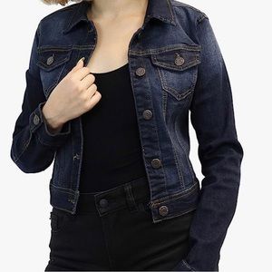 WAX JEAN Dark Denim Jacket Size S‎